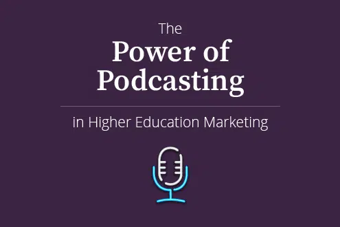 The Power of Podcasting in Higher Education Marketing image