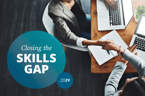 Infographic: Closing the Skills Gap 2019 image