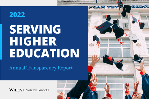 Serving Higher Education: Annual Transparency Report 2022 image
