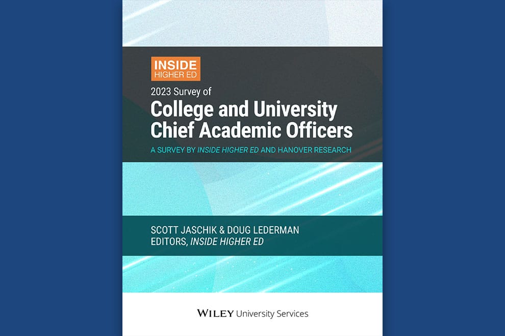 Inside Higher Ed: 2023 Survey of College and University Chief Academic Officers